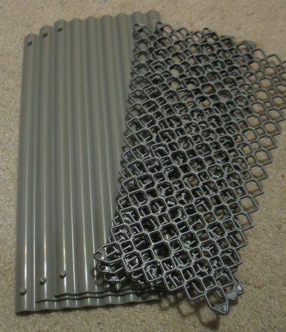 A031 Hasbro Plastic Currigated Tin and Metal Fencing, brand new unused.