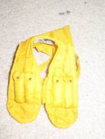 C023 GI JOE Hasbro Reissued Pilot Yellow Material Life Vest, brand new unused.