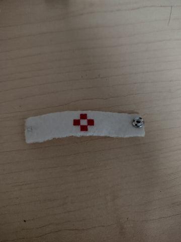 C15b 3SB Reproduction Nurse Medic red cross arm band 1/6 scale new