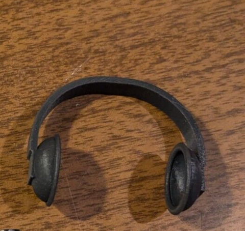 A415 1/6 scale 3D printed headphones