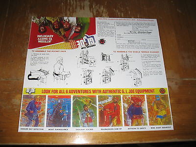 P064 3SB Reproduction Jettison to Safety Comic & Instruction Sheet.