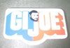E014 3SB 2 X GI Joe Adventure Team Footlocker Top Tag Decal Stickers New!