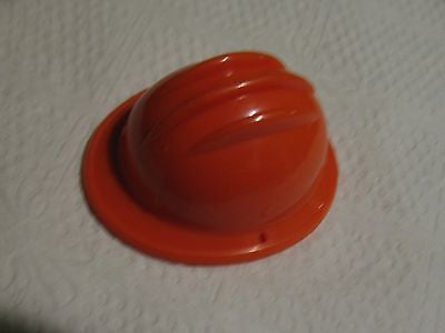 H096 GI Joe Hasbro Action Man 40th Ann. Orange Combat Engineer Construction Helmet!