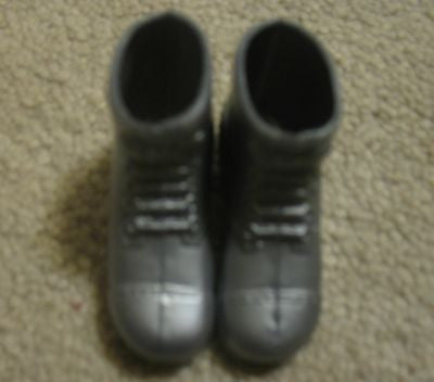 F009 GI JOE Hasbro Reissued short silver Crash Crew boots new.