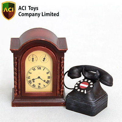 A298 ACI 1/6 Sun Yat Sen AccessoriesTelephone + Clock Brand New In Hand From USA