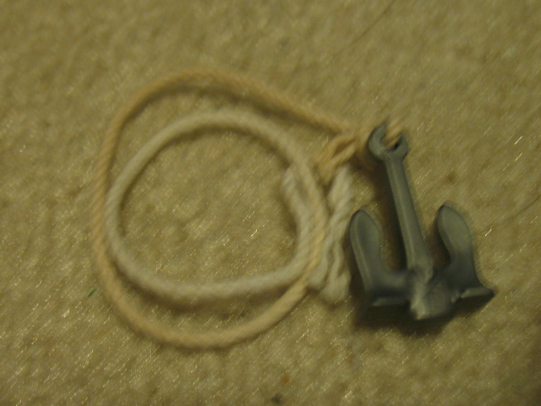 A061  Anchor and rope for blow up rafts, brand new unused!