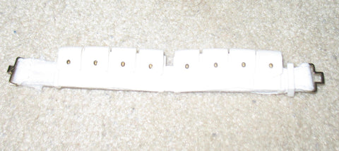 B019 Hasbro reissued white web belt with cartidge holders, brand new.