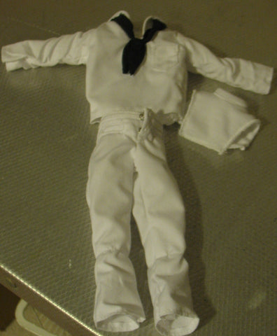 C042 Hasbro Contemporary Issued White Navy Dress Unform & Mock white shirt brand new unused!