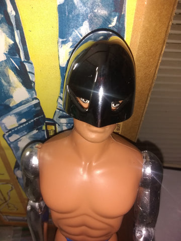 H014 3rd SON Books Professionally Manufacture Solid Metal Mirror Chromed Bulletman Helmet