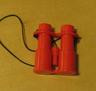 A004 GI JOE Hasbro Meijers Issued Red Binoculars brand new unused!