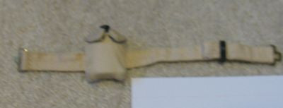 B023 GI JOE Hasbro Tan Web Belt with canteen and holder New.