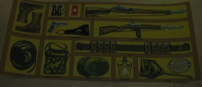 P011 3SB Military Footlocker Foot Locker inside Reproduction Tray Decal New.