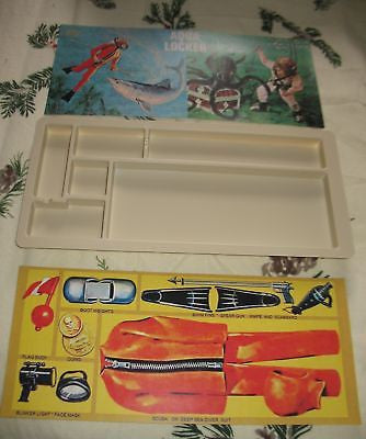 S046 GI JOE Aqua Foot Locker Footlocker Repair/Conversion Kit Decal & Tray New.