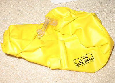 A092 GI Joe Hasbro Marked Yellow Raft loose no accessories new.