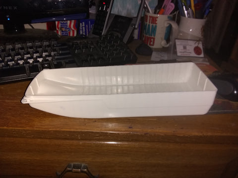 A217 Raw White Action Man Boat with defects brand new overstock 40th Ann.