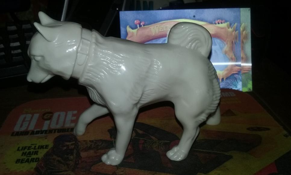 White Unpainted Action Man Husky for Customizing